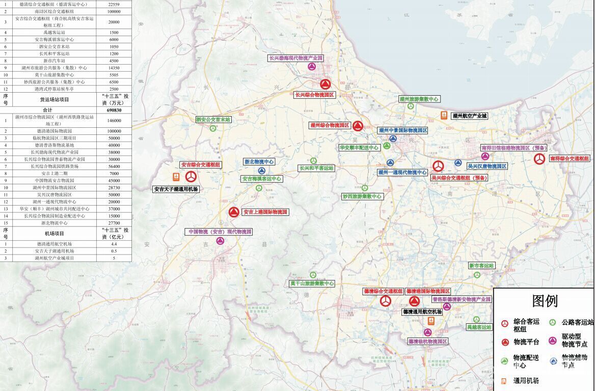 666湖州的通用机场城际高铁轨道交通等规划都在这里